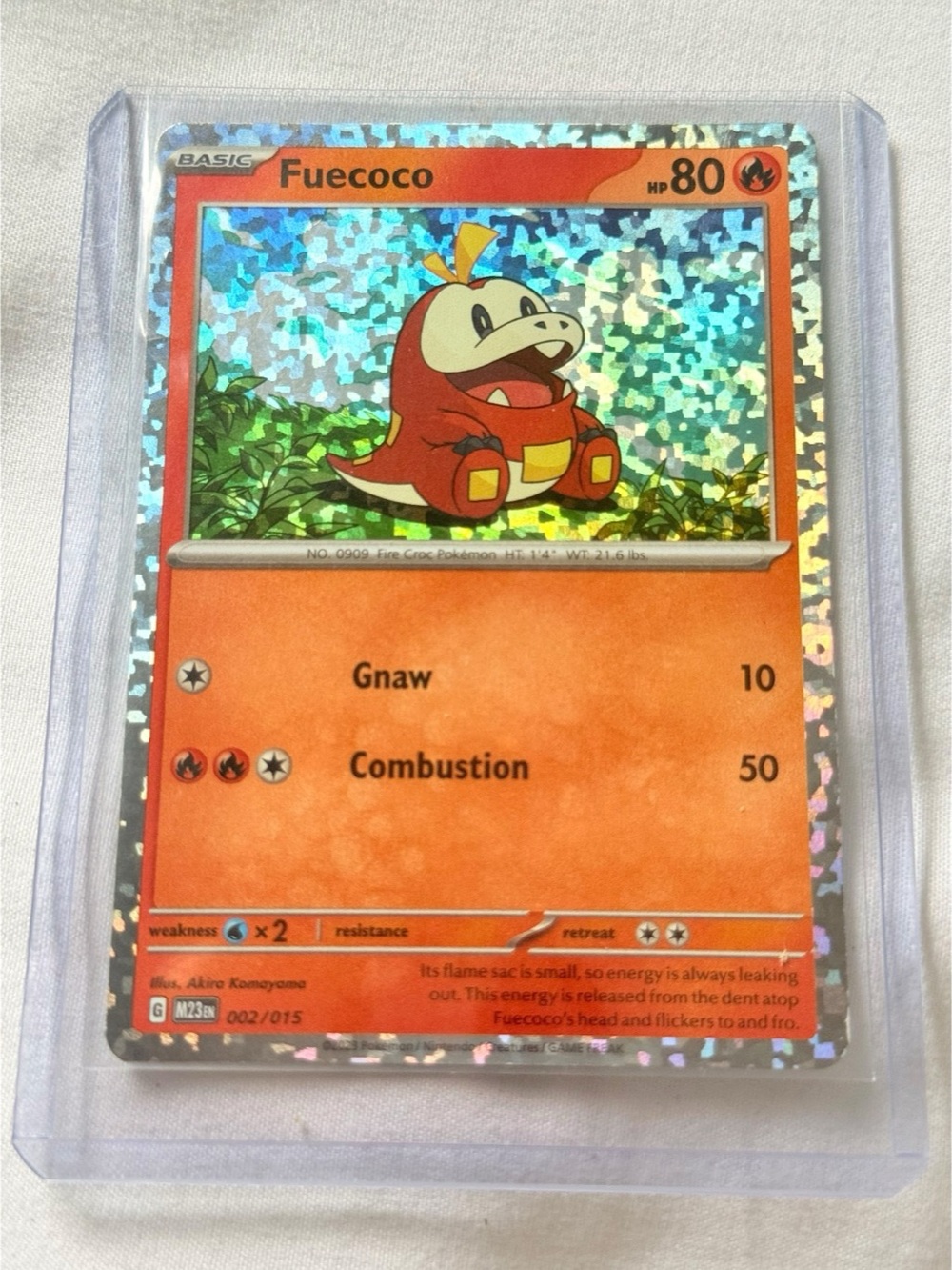 2023 Pokemon McDonald’s Fuecoco 002/015 Confetti Holo M23 EN Promo